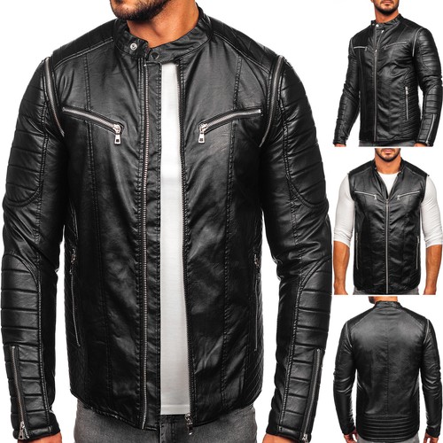 Bikerjacke kunstlederjacke - bikerjacke,