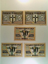 Notgeld stadt coblenz - stadt,