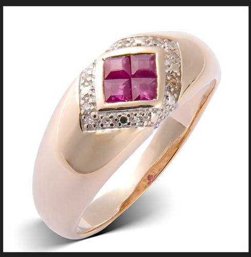14k 585 bicolor gold rubin - 14k,
