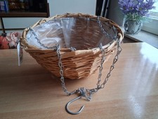 großer Flechtkorb, Hängekorb