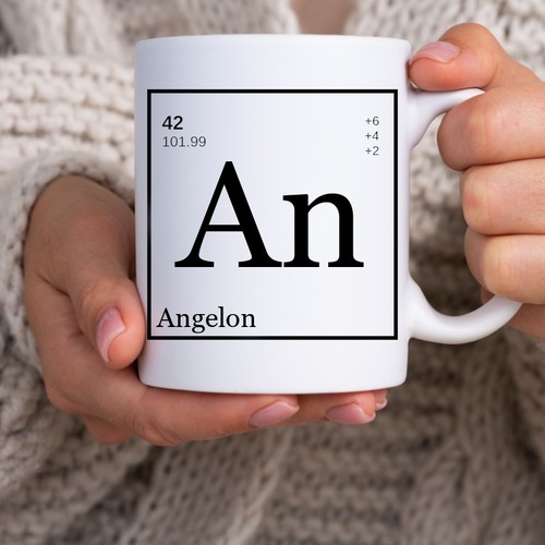 Angelo name element tasse - angelo,
