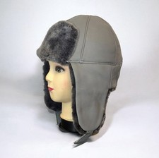 Echte Leder Wintermütze