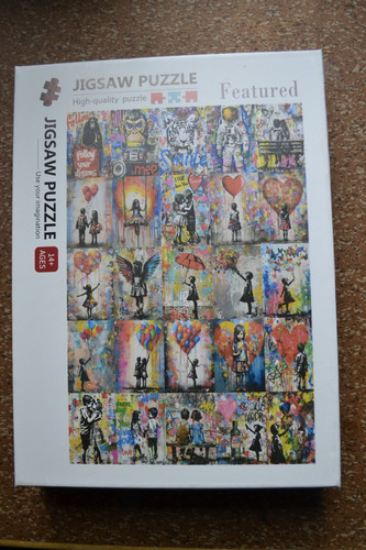 Puzzle bunt herzen - puzzle, luftballons