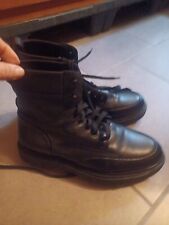 zara boots leather black