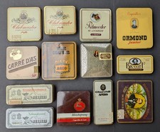 12x alte leere Blech-Dose