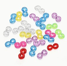 Loom Bands S Clips  bunte S