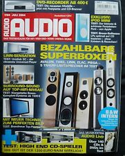 AUDIO 7/04    CANTON 202 SET,FOCAL CHORUS SET,INFINITY BETA SET,MISSION M 32 SET