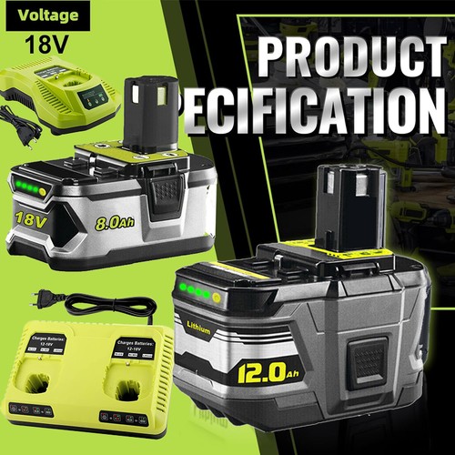 0ah akku für ryobi 18v - 12,0ah,