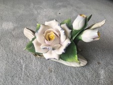 Kunsthandwerk, Capodimonte Porzellanrose, Italien