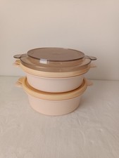 Tupperware Tupperwave 200 Mikrowellen Kasserollen-Set 750 ml/1 L RAR NEUWERTIG