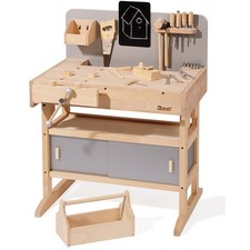 Werkbank aus Holz inkl