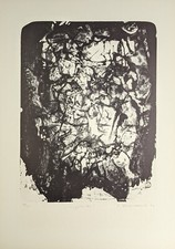 Eduard Franoszek, Abstrakte Komposition, Lithografie, signiert, num., 1963