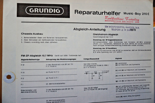 Grundig music boy 210 - music-boy,