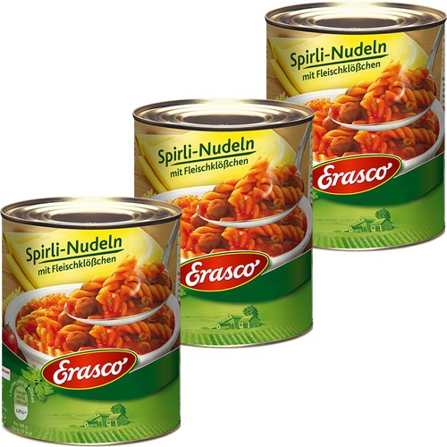 Erasco spirli nudeln mit - nudeln,