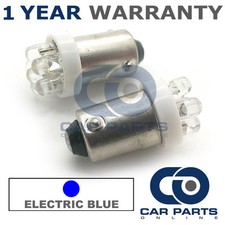 2X XENON ELECTRIC BLUE BAX9S