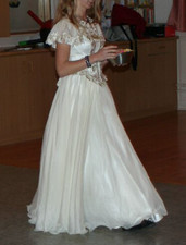 Hochzeitskleid Prinzessinenkleid Antik Verkleidung Ballkleid Abendkleid weiß