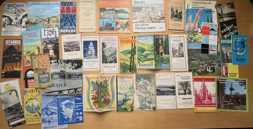Alte reiseprospekte riesige - reiseprospekte, |