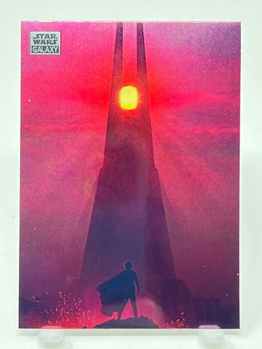 Topps chrome star - wars, galaxy