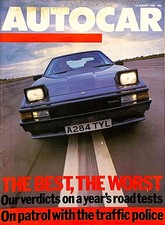 AUTOCAR MAGAZINE 16-JAN-85 -