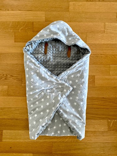 Einschlagdecke baby grau mit - baby,