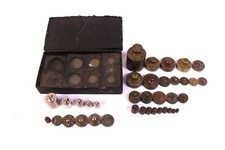 37 tlg. Set Feingewichte 1g -