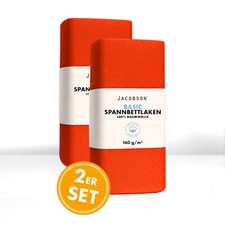 2er SET Jersey Spannbettlaken