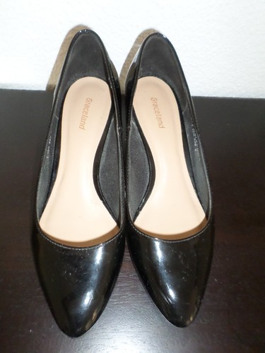 Schwarze lack pumps - schwarze,