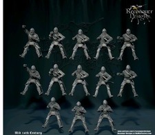 54mm Mittelalter Set berittene