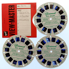 3x VIEW-MASTER 3D ⭐ PERSONAL REEL ⭐ WEISSENSEE 1971 ⭐ Kärnten Spittal Österreich