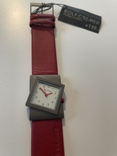 Rolf Cremer Damen Armbanduhr rot  NEU