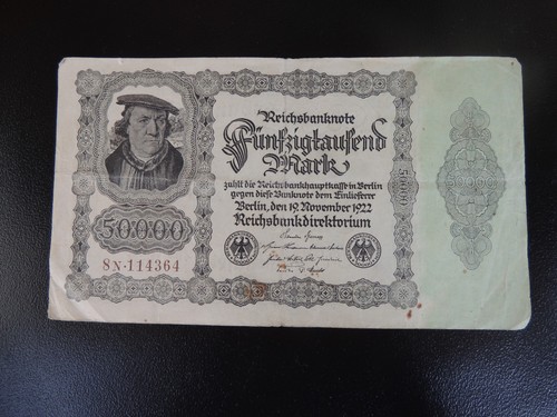 Reichsbanknote fünfzigtausend - reichsbanknote,