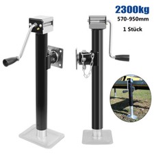 Ausdrehstütze klappbar 2300 kg Abstellstütze 570-950 mm Stützfuß Anhänger Stahl