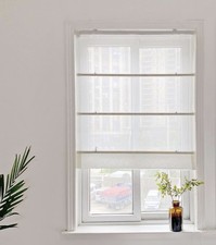 Fenster Raffrollo tageslicht Raffgardine Faltvorhang 50 x 140 cm