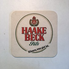 Bierdeckel "Haake Beck" Pils