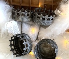 4 er Set großer Kerzenstecker