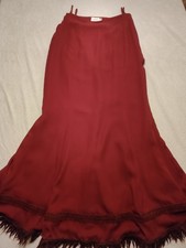 Virmani langer Rock Gr. 38 Maxirock rot