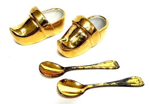Paar salzstreuer holzschuhe - paar,