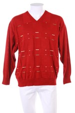 breidhof V-Neck Pullover Cotton 54 red