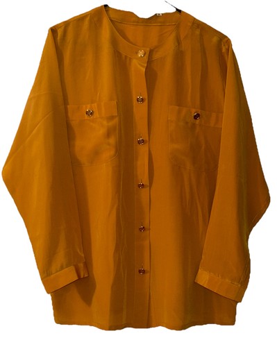 Vintage bluse 100 seide - bluse,