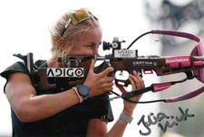 Biathlon-Originalautogramm