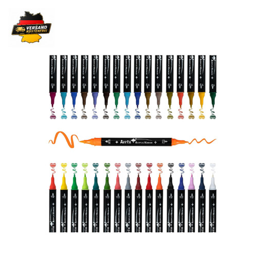 Arrtx acrylmarker farben - acrylmarker, 32
