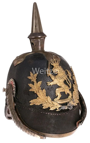 Hessen darmstadt pickelhaube - hessen-darmstadt,