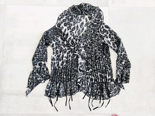 Bluse volants chiffon - bluse,