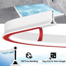 2m Schwallschutzleiste Dusche