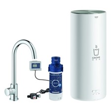 GROHE Red Mono Standventil und Boiler Größe L, C-Auslauf, chrom, 30080001