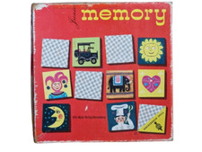 Vintage Ravensburger Junior Memory Spiel Sehr Alt Legespiel Anfang 1960