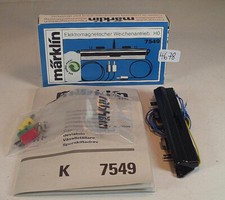 Märklin Spur H0 1/87 Nr. 7549 Elektromagnetischer Weichenantrieb OVP #4678