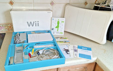 BOXED WII SPORTS FIT CONSOLE BUNDLE & WII FIT BOARD / TESTED WORKING COMPLETE #C