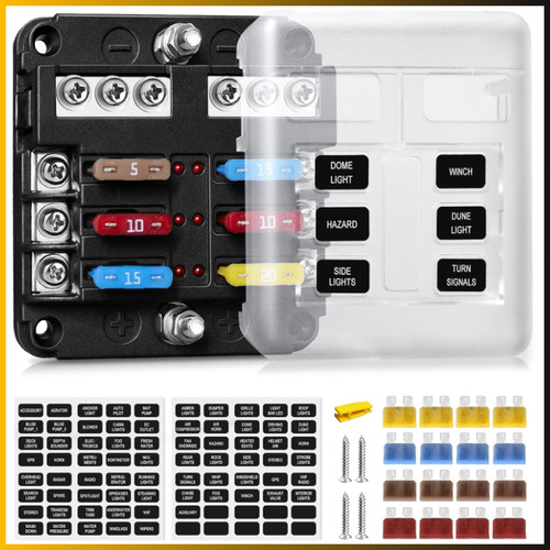 Endark 12v sicherungskasten - 12v,