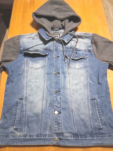 Rock biker jeans jacke - &,